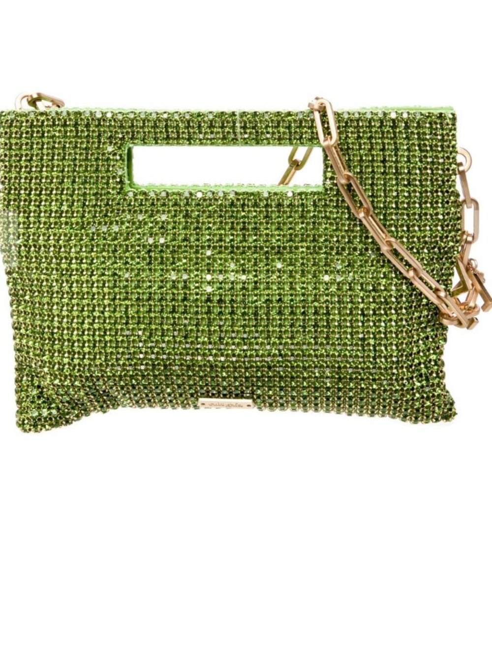 Cult Gaia Hera Nano Green Crystal Mini Bag